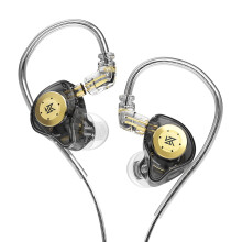 EDX Pro In-Ear Stage Monitors, Dual Dynamic Drivers, Deep Bass, 0.75mm Detachable Cable, Comfortable Wired Headset (No Mic)
