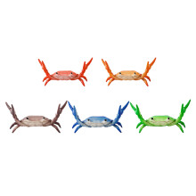 Cute Crab-Shaped Pen Holder (5pcs, 5 colors) – Compatible with Office, Desk, Fish Tank, Shop Windows