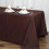 Nappe rectangulaire en polyester BalsaCircle chocolat 1