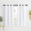 Blackout Curtains with Silver Grommets 2 Panels 34x60 in 1