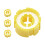 16Pcs Quick Inflate Life Jacket Bobbin Automatic Plastic Accessory 3