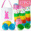Plastic Easter Eggs Basket Stuffers, Empty Fillable Eggs for Egg Hunt & Decor – 36pcs, 2.3"x1.57", 1Bunny Bag, compatible with standard Easter 1