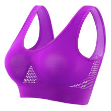 Soutien-gorge de sport lulshou en liquidation - Soutien-gorge de sport sans coutures et sans armatures pour femme - Soutien-gorge de yoga dos nageur