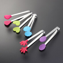 6-Piece Mini Stainless Steel Serving Tongs