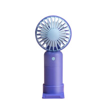 Mini ventilatore portatile a 3 velocità con ricarica USB, leggero, pieghevole e maneggevole.