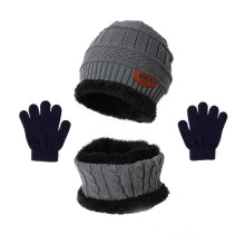 Fleece Beanie Windproof and Cold Proof Kids Ski Mask Safe & Worry-Free Ski Mask for Kids Gray