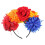 Κορδέλα μαλλιών OUNONA Pride Flower Πολύχρωμη υφασμάτινη λουλουδάτη αξεσουάρ πάρτι για 1
