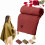Xale aquecido feminino 147 x 81 cm (58 x 32 polegadas), 3 níveis de aquecimento, USB 1
