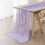 Light Purple Chiffon Table Runner 28 x 118 in 1