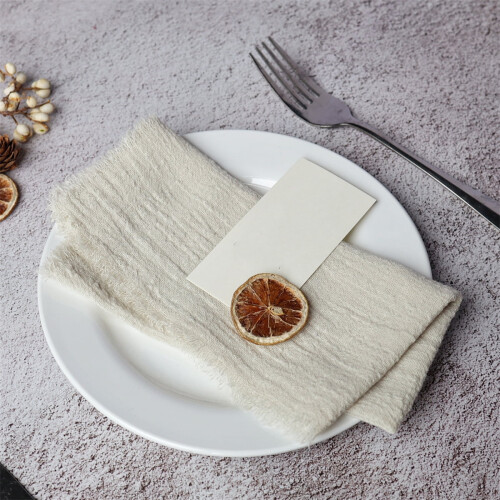 6 Pack Cotton Dinner Napkins 17" x 17"