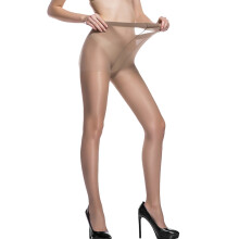 Oversized Pantyhose Women Anti Hook Thin Summer 40D Lightweight Tights Leggings Coffee