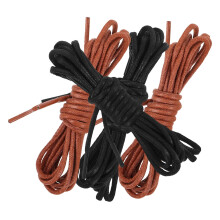 4 Pairs Dress Shoe Laces Elegant Waxed Shoelaces Men and Women