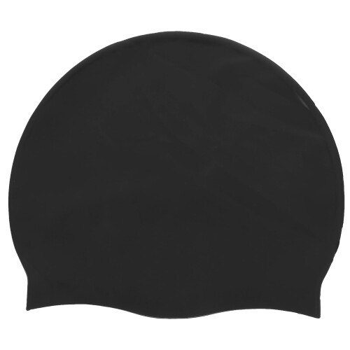 Černá silikonová plavecká čepice pro dospělé, 1 balení