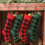 Weihnachtsstrümpfe im Büffelkaromuster, 2er-Set, 46 cm 5
