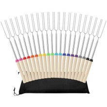 8er-Packung ausziehbare Marshmallow-Röststäbe, 81 cm (32 Zoll)