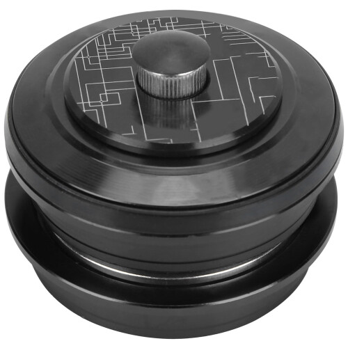Aluminum Alloy 44mm Threadless Front Fork Headset for Mountain Bikes - Black Upgrade Replacement