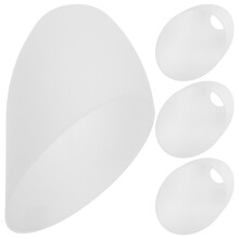 Abat-jour en plastique blanc pour usage domestique, abat-jour simple et tendance, lot de 4