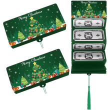 Enveloppe cadeau de Noël 2026 – Porte-billets et cartes cadeaux à 6 ou 10 emplacements, enveloppe surprise à faire soi-même, compatible avec