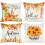 Herfstkussenhoezen 16x16 cm, set van 4 1