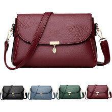 Módna viacvrstvová dámska kožená taška, kabelka z PU kože, crossbody tašky pre ženy