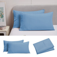 King Size Pillow Cases 2 Pack – Brushed Microfibre with