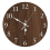 Retro Wooden Wall Clock 10 Inch Battery Operated 1