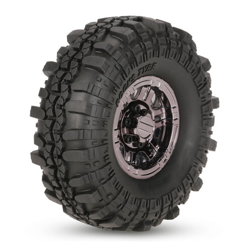 Ελαστικά και ζάντες Beadlock Crawler 1,9" (110 mm) για αυτοκίνητα 1/10RC – Συμβατά με D90, SCX10, TF2