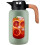 Γυάλινη κανάτα 84oz (2,5L) με καπάκι και λαβή – Συμβατή με ζεστό/κρύο νερό, παγωμένο 1