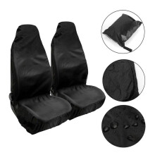 Husă pentru scaun auto din piele impermeabilă, 2 bucăți