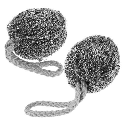 2 st grytskrubbare och stekpanna/diskskrapa/wokrengöringsborste