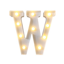 Lettres lumineuses LED FAMTKT – Veilleuses lumineuses pour anniversaire, mariage et décoration de chambre d'enfant