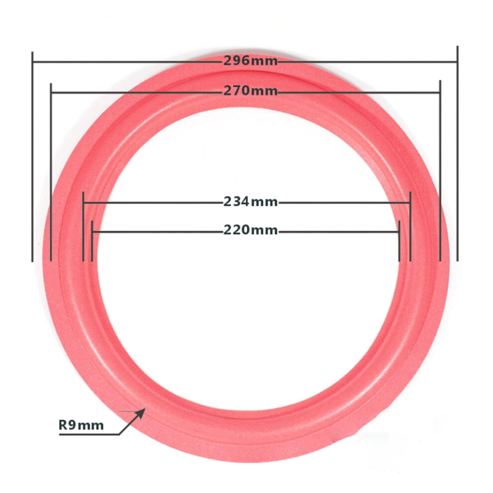 4/5/6.5/8/10/12Inch Speaker Foam Surround Subwoofer Woofer Circle Rim Foam 9152228301955