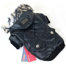 Hunde-Hoodie-Mantel aus Baumwollmischgewebe – Warm und maschinenwaschbar