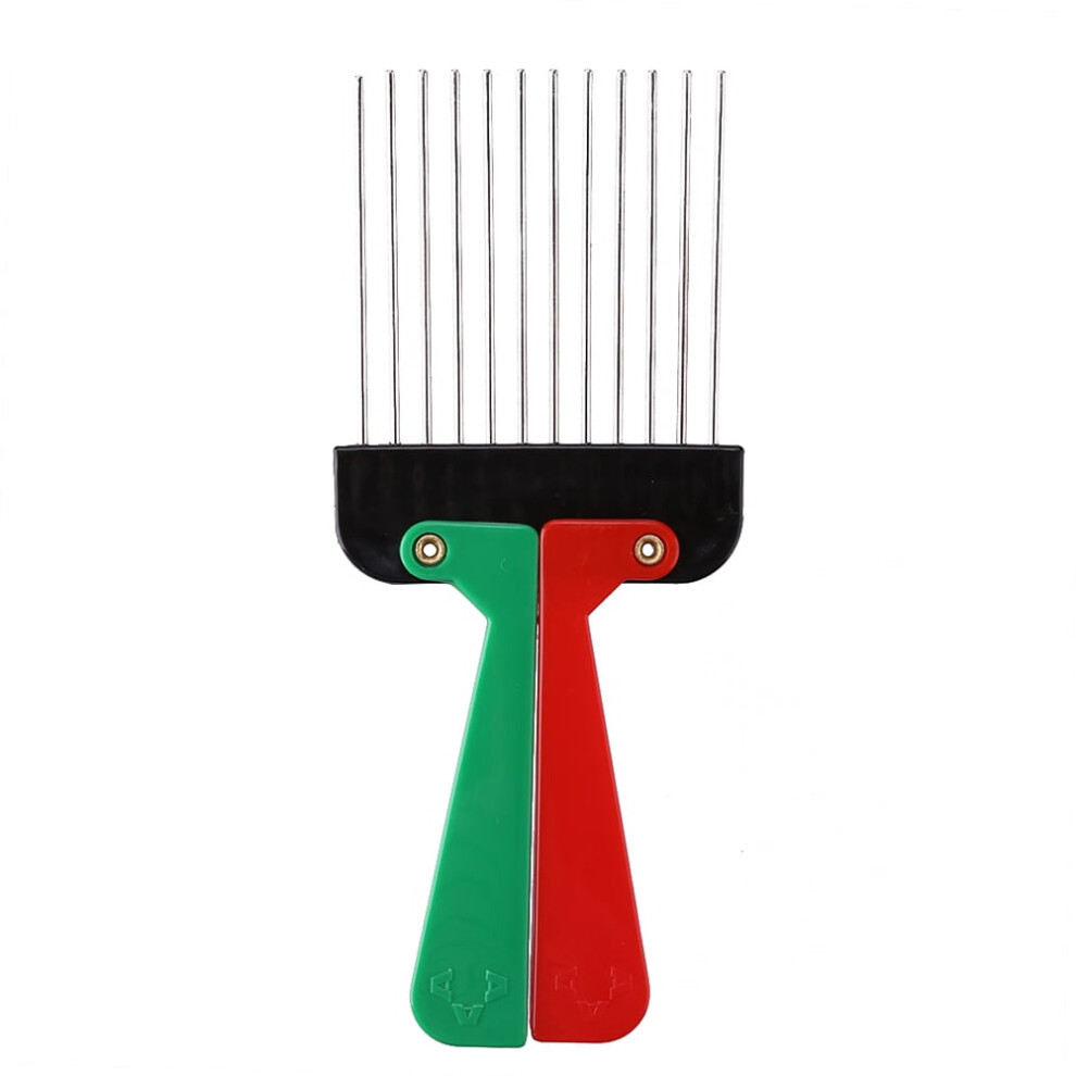 Pinfect Wide Metal Teeth Salon Comb Afro Hair Style Pick Comb Insert Detangle Hairbrush