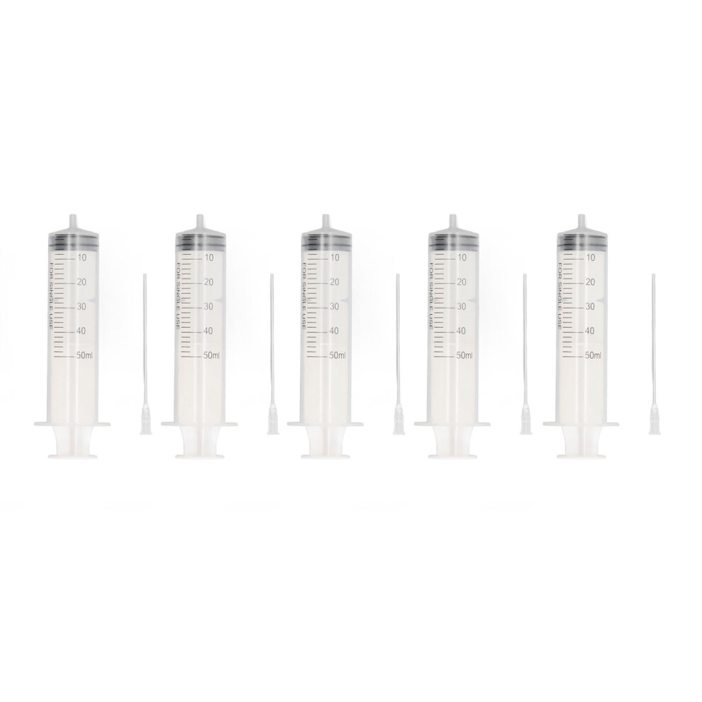 Transparent Ink Syringe, 50Ml Capacity With Clear Scale For Precise Ink Cartridge Filling 9193271729877