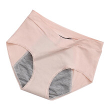 Lenjerie intimă pentru incontinență Rbaofujie, croială lavabilă pentru femei, lenjerie postpartum, îngrijire feminină, bej, L