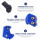 Blue Iron Bike Kickstand Durable Quick-Release Stable 3