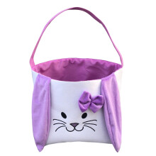 Gallickan Paasmandjes voor Peuters – Schattige Konijnenmandjes voor Meisjes & Jongens, Paasvulling, Cadeaus & Decoratie, Paars