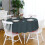 80in Round Tablecloth Polyester Washable for Dining 1