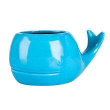 Ceramic 3D Whale Tiki Coffee Mug for Women, Cute Animal Tea Cup, Hawaiian Luau Party Cocktail Glass, Matcha Juice Wine Cup for Bar Kitchen