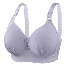 Wire-Free Front-Button Sports Bra for Women, Size 38–44