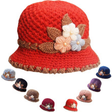 Women's Floral Crochet Bucket Hat, 2-Pack