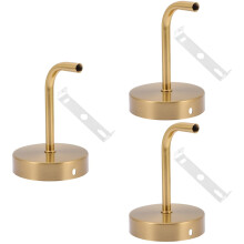 Unbranded wrought iron wall light pole elbow holder 3 sets