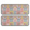 Conjunto de 2 tapetes de cozinha – 17x47 polegadas, anti-fadiga e 1