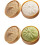 Glitter Dumpling Squishy Toy White Green 1pc 1