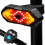 Cykelbaglygte USB genopladelig 120Lm 5 tilstande 1