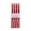 Set di 4 candele affusolate bianche da 25 cm per sala da pranzo e decorazioni. 2