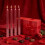 Set di 4 candele affusolate bianche da 25 cm per sala da pranzo e decorazioni. 6