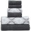 Capri 6-Piece Reversible Jacquard Towel Set – 100% Combed 1