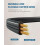 Καλώδιο προέκτασης επίπεδης πρίζας, 1FT16/3AWG, 2 τεμάχια, πολύπριζο 3 πριζών, SPT-3, με 6
